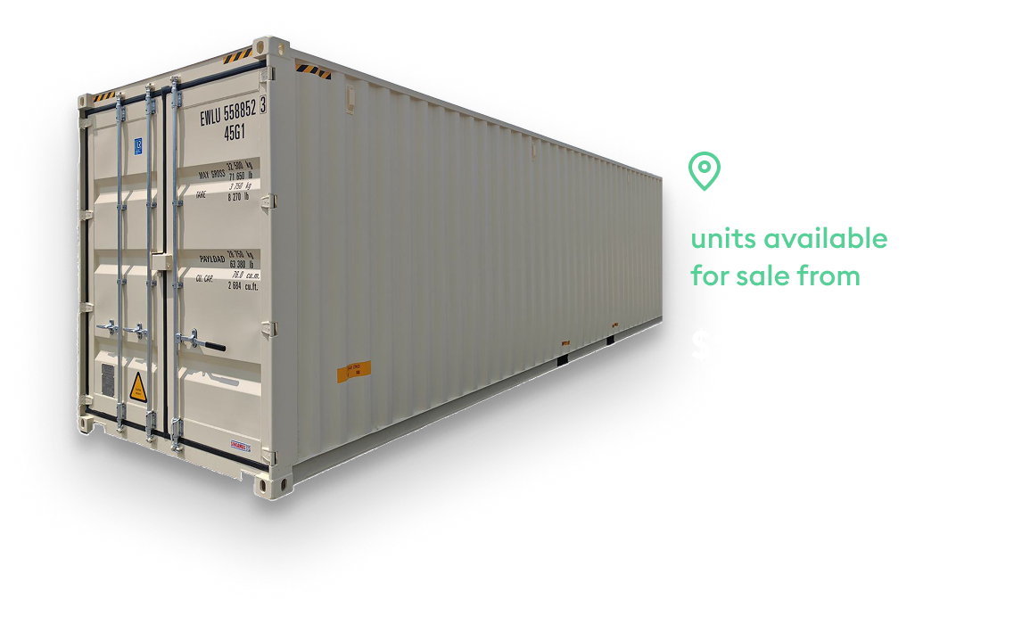 Shipping containers in Dallas, TX